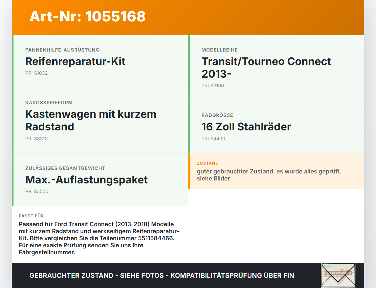 Ford Transit Connect 13-18 Reifenkompressor Pannensetkompressor Ford Transit Connect 13-18 20.06.2017... Vorschau 3
