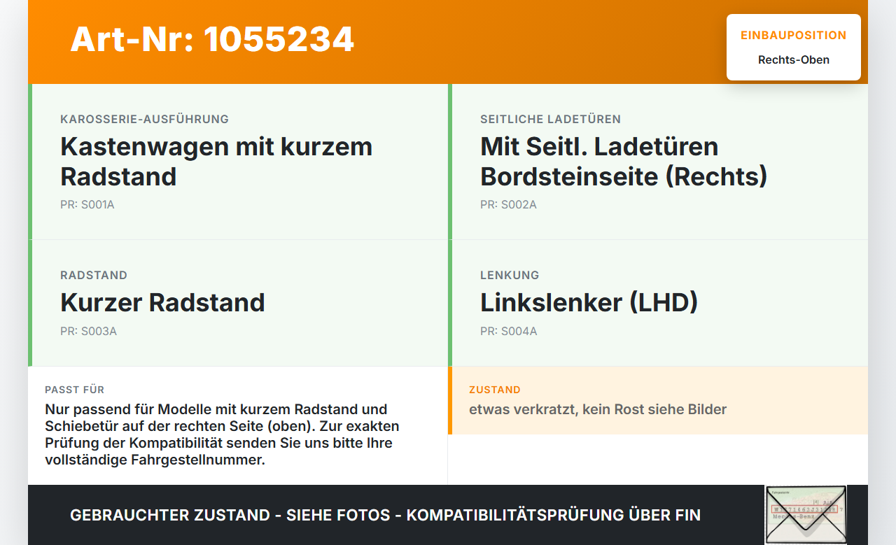 Ford Transit Connect 13-18 Laufschiene Führungsschiene für Schiebetür Rechts Oben Ford Transit Connect 13-18... Vorschau 3