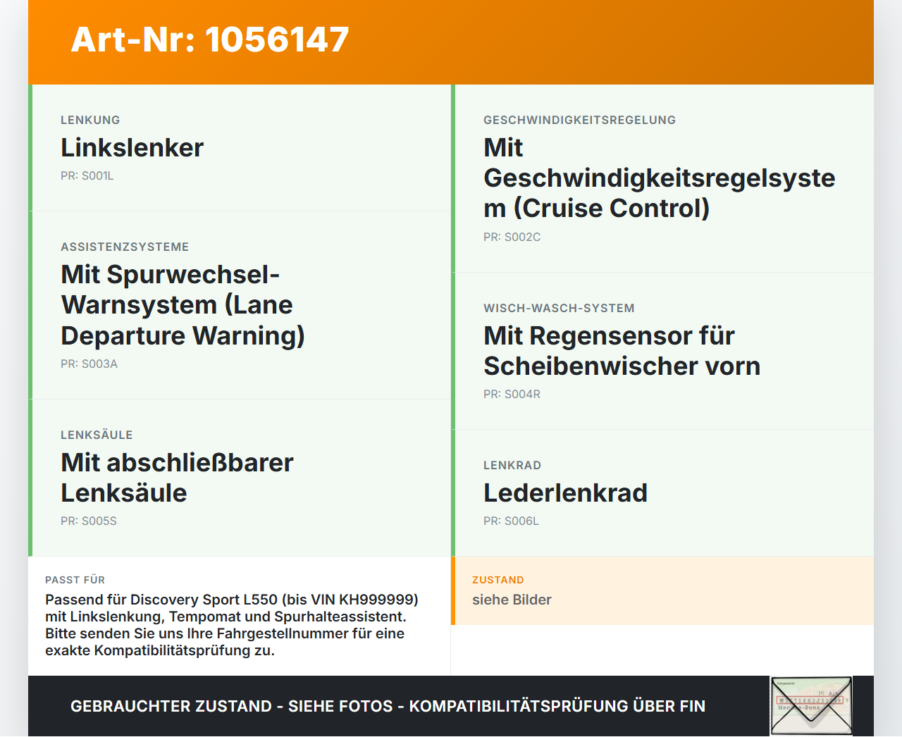 Discovery Sport L550 15-19 Lenkwinkelsensor Aufnahme Lenkstockschalter Discovery Sport L550 15-19 12.03.2015... Vorschau 3