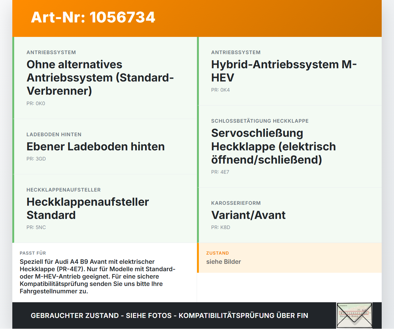 Audi A4 8W B9 15-19 Stellmotor für Kofferraum Laderaumabdeckung Audi A4 8W B9 15-19 08.08.2017 8W9863560... Vorschau 3