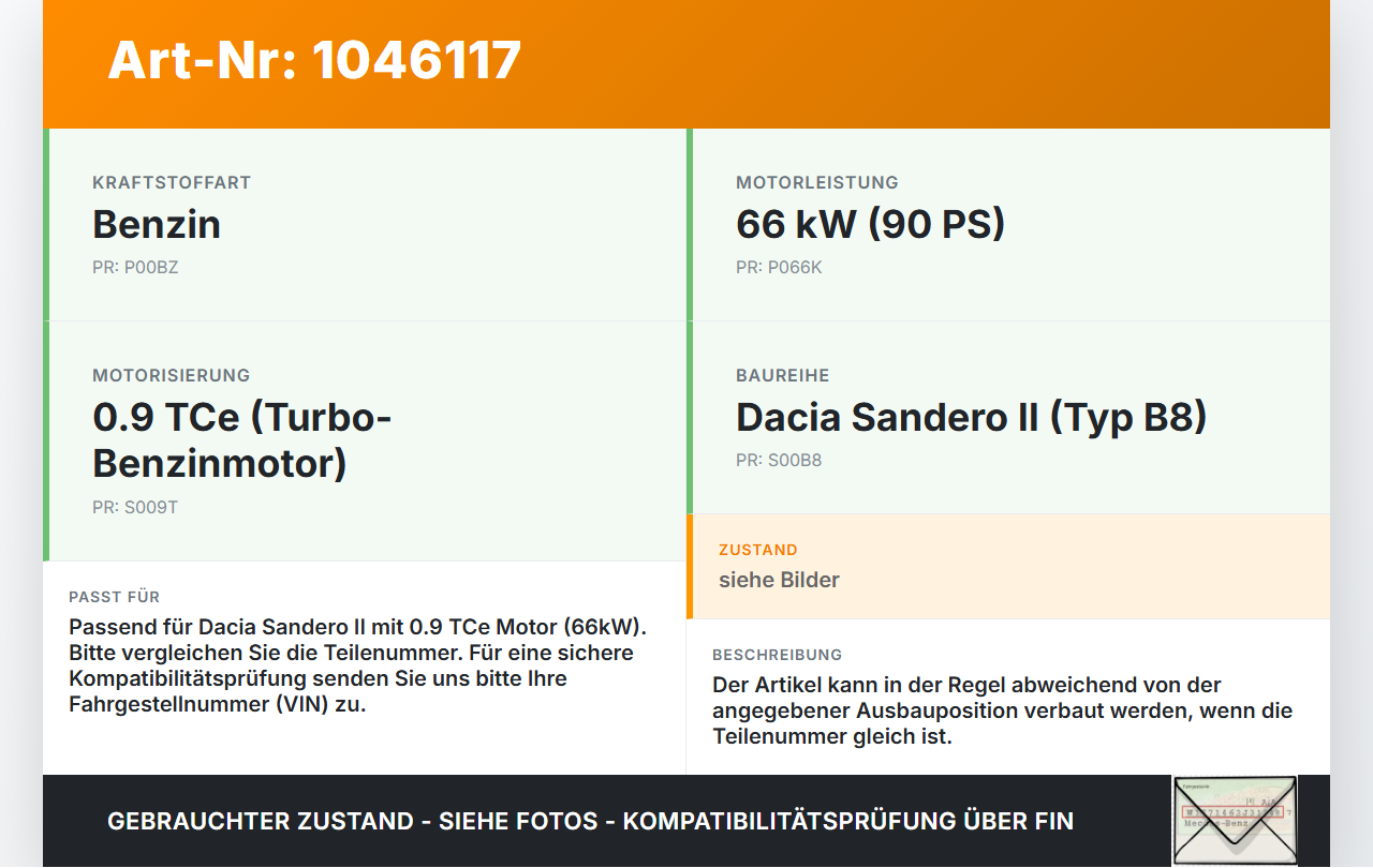 Dacia Sandero II B8 15-19 TCe 0,9 66KW Injektor Einspritzdüse Rail Zyl.3 Dacia Sandero II B8 15-19 19.12.2014... Vorschau 3