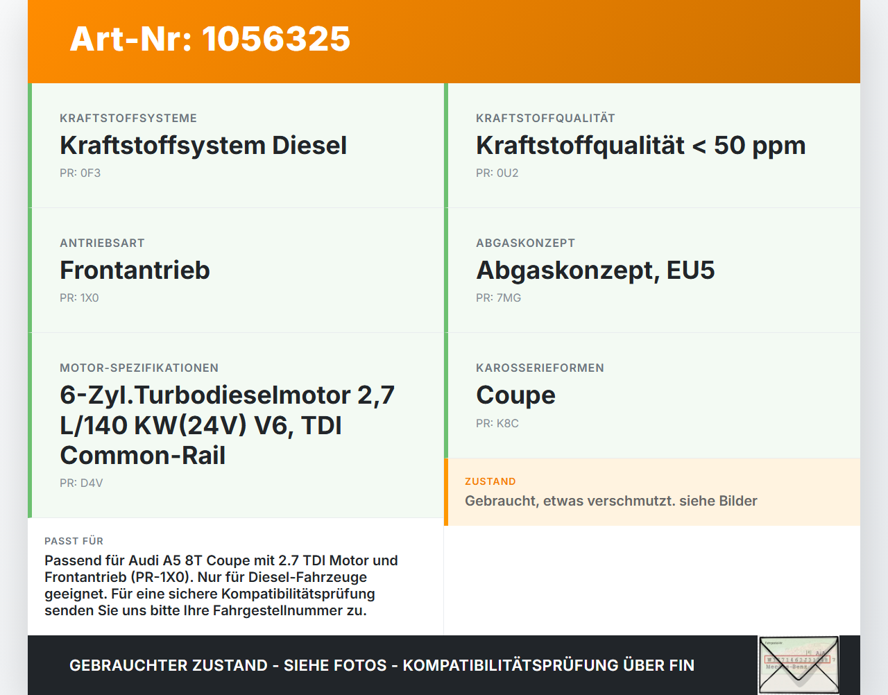 Audi A5 8T 07-12 TDI 2,7 140KW Kraftstoffpumpe Kraftstoff Förderpumpe Tankgeber Audi A5 8T 07-12 04.12.2008... Vorschau 3