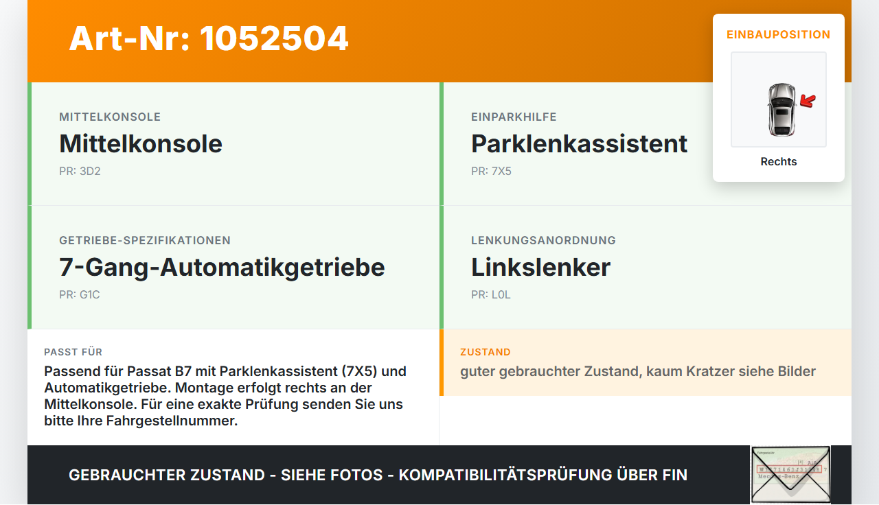 VW Passat 3C B7 10-14 Schalter PDC Off Parkassistent Rechts VW Passat 3C B7 10-14 21.03.2011 3AB927238BB 3AB92728B... Vorschau 3