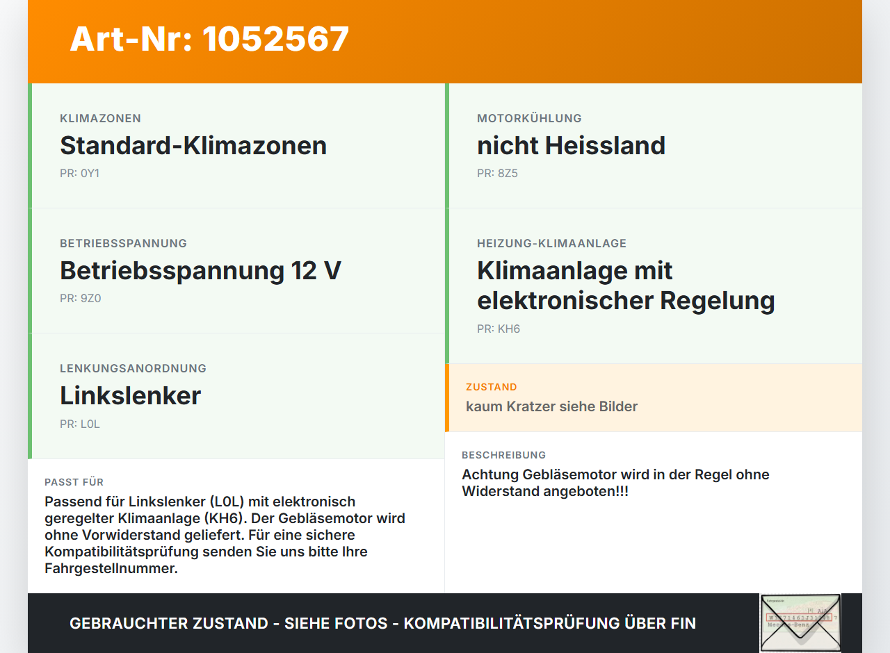VW Passat 3C B7 10-14 Gebläsemotor Lüftermotor Heizungsgebläse VW Passat 3C B7 10-14 21.03.2011 1K1819015E... Vorschau 3