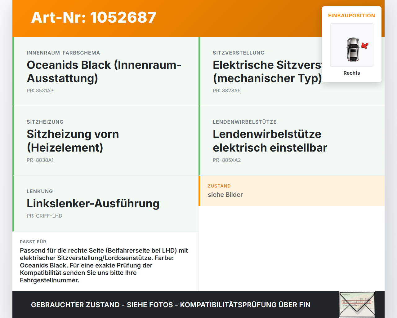 Hyundai PDE 17-20 Schalter Rechts für Sitzverstellung Hyundai PDE 17-20 28.03.2019 1811290305 gebraucht Vorschau 3