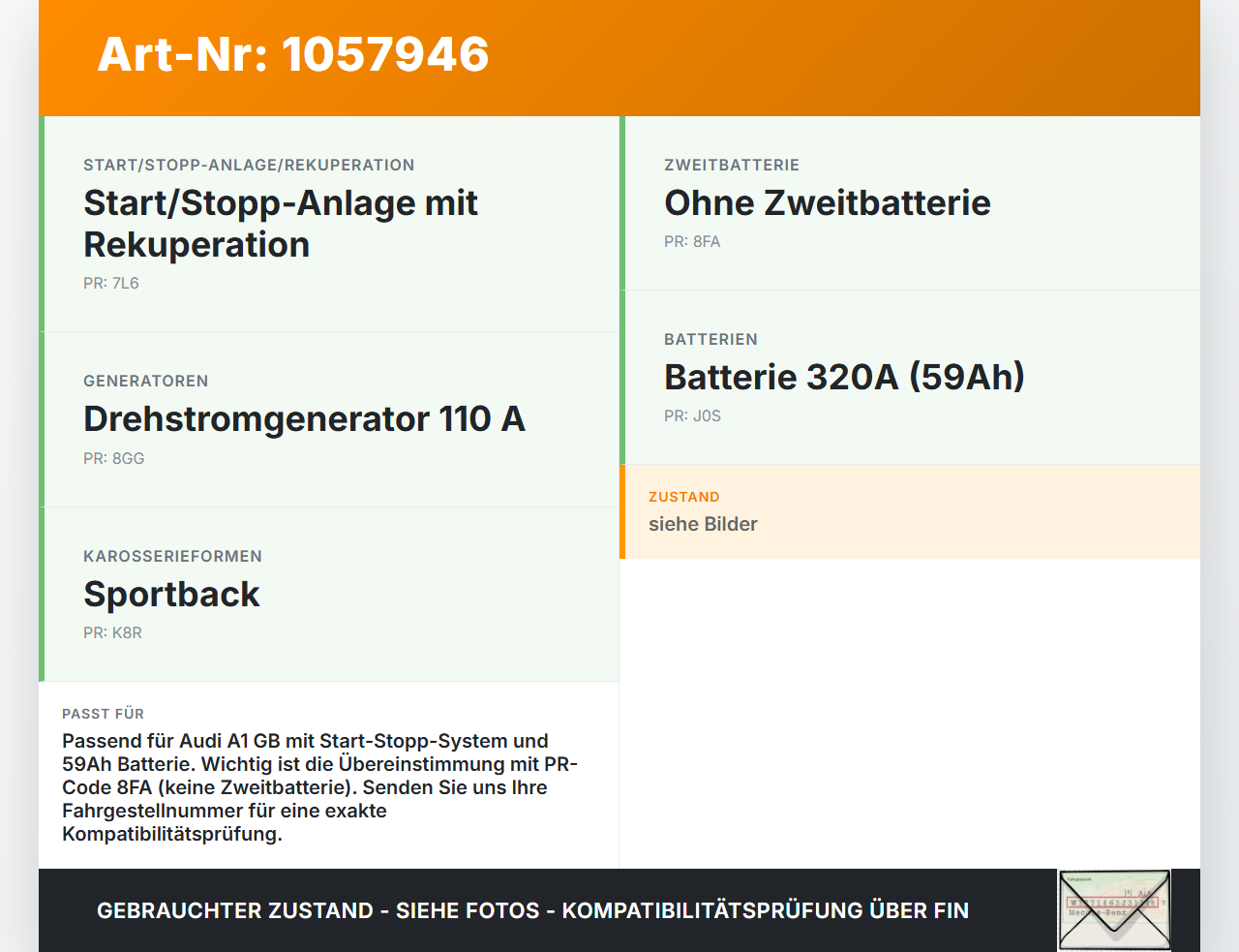 Audi A1 Sportback 18-24 1,0 85KW Sicherungen Batteriestützpunkt Stromverteiler Batterieklemme Audi A1 Sportback... Vorschau 3