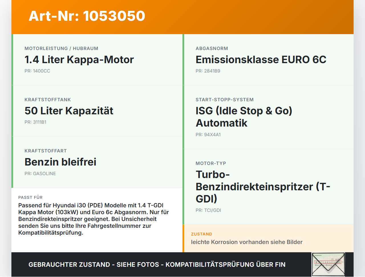 Hyundai PDE 17-20 1,4i 103KW Satz Hochdruckleitungen Kraftstoffleitungen Hyundai PDE 17-20 28.03.2019 gebraucht Vorschau 3