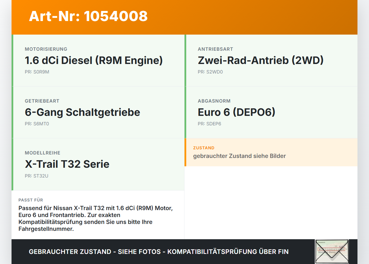 Nissan X-Trail T32 14-17 dCi 1,6 96KW Abgasrohr Flexrohr Regelklappe Nissan X-Trail T32 14-17 09.03.2015 gebraucht Vorschau 3