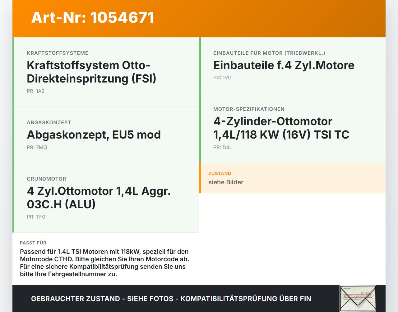 VW Passat CC 358 12-16 TSI 1,4 118KW CTHD Stellmotor für Nockenwellenverstellung Verstellung Nockenwelle VW Passat... Vorschau 3