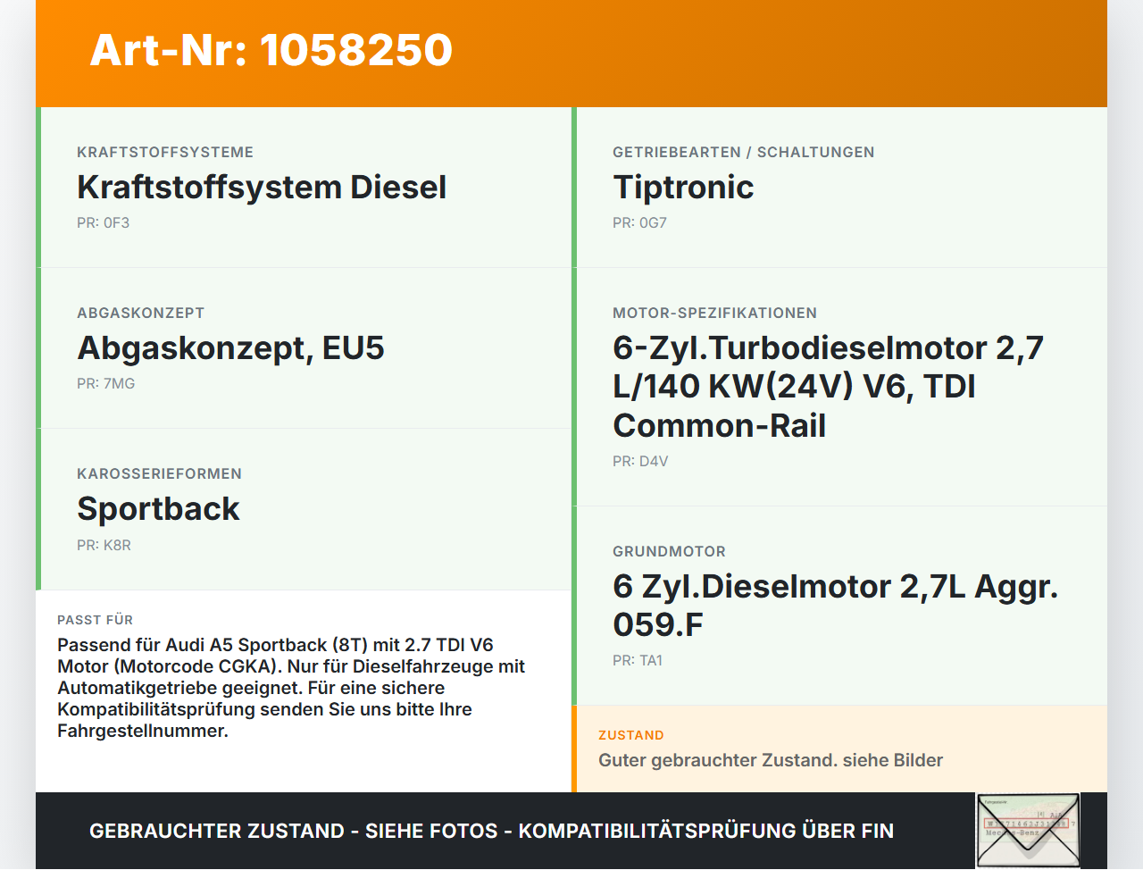 Audi Audi A5 8T 09-11 TDI 2,7 140KW Rücklauf Leitung Kraftstoffleitung Rücklaufleitung Audi Audi A5 8T 09-11... Vorschau 3