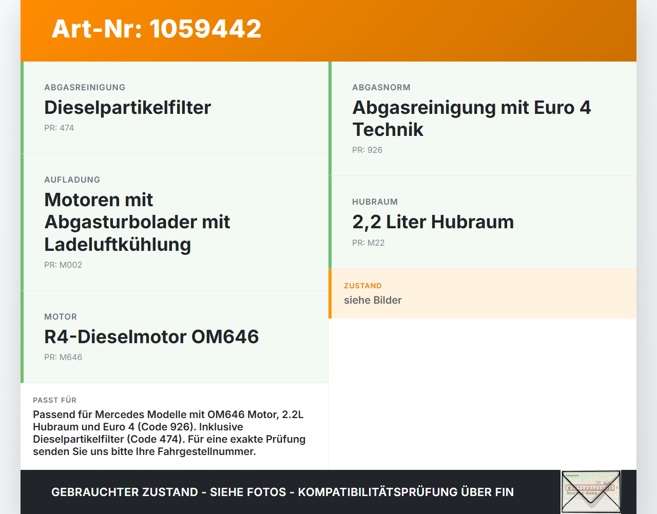 Mercedes CL203 C220 04-08 CDI 2,1 110KW Luftmassenmesser Luftmesser Mercedes CL203 C220 04-08 04.07.2006... Vorschau 3