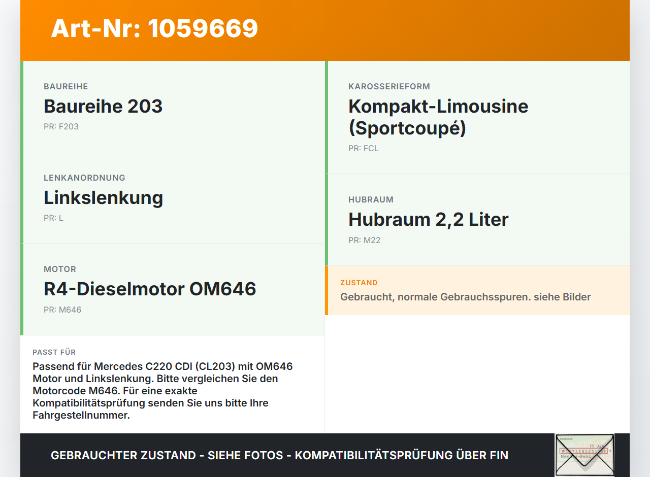 Mercedes CL203 C220 04-08 CDI 2,1 110KW Servopumpe Hydraulikpumpe Lenkung Mercedes CL203 C220 04-08 04.07.2006... Vorschau 3