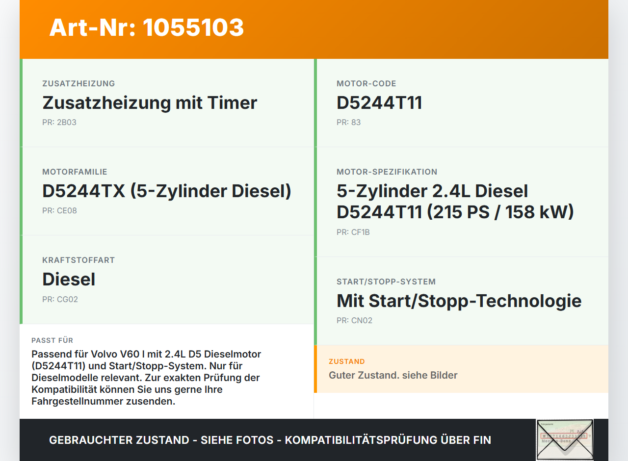 Volvo V60 I 155 10-13 1,6 84KW Relais Vorglührelais Glühanlage Glühzeit Steuergerät Volvo V60 I 155 10-13... Vorschau 3