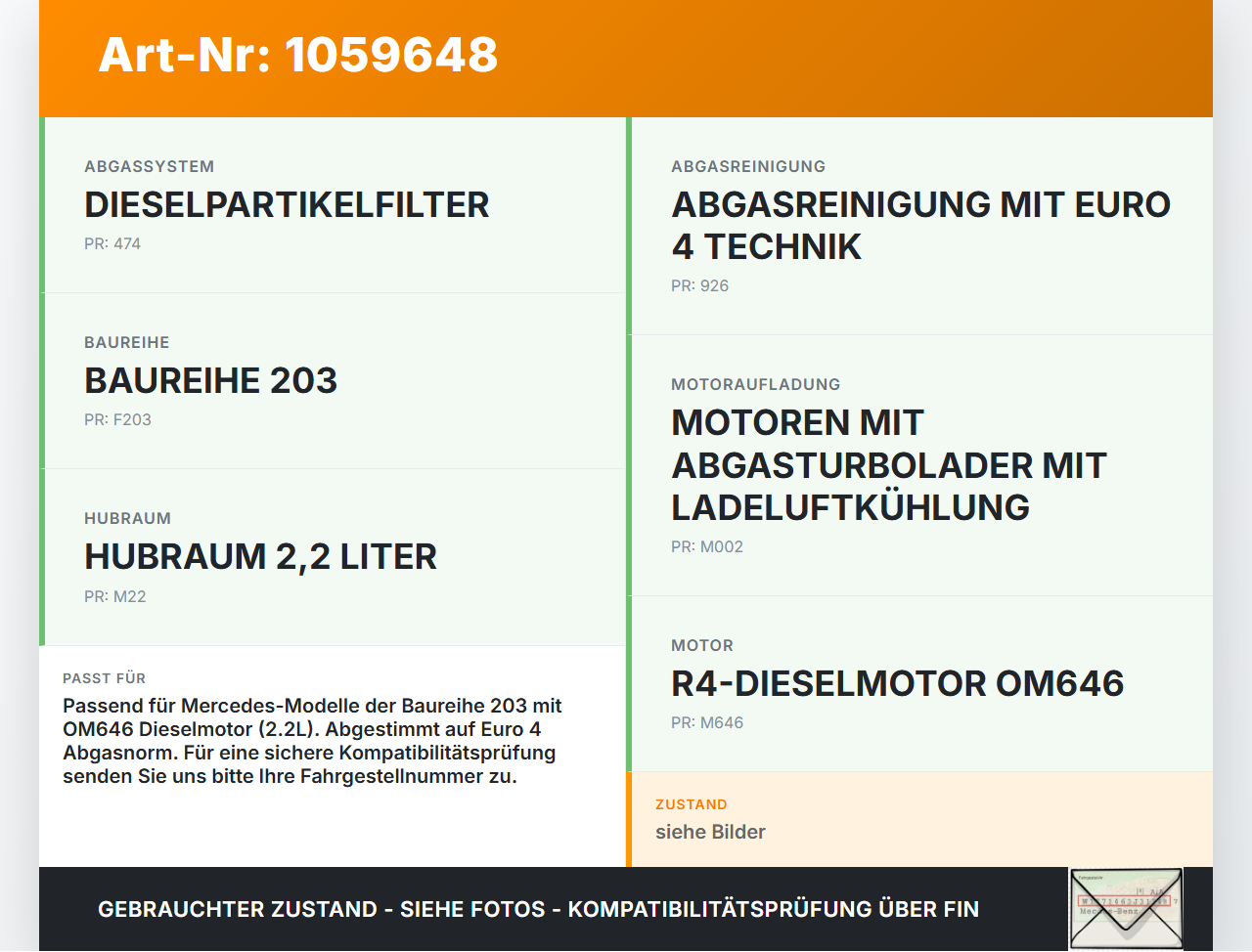 Mercedes CL203 C220 04-08 CDI 2,1 110KW 646963 Motorölabscheider Motoren Ölabscheider Mercedes CL203 C220 04-08... Vorschau 3