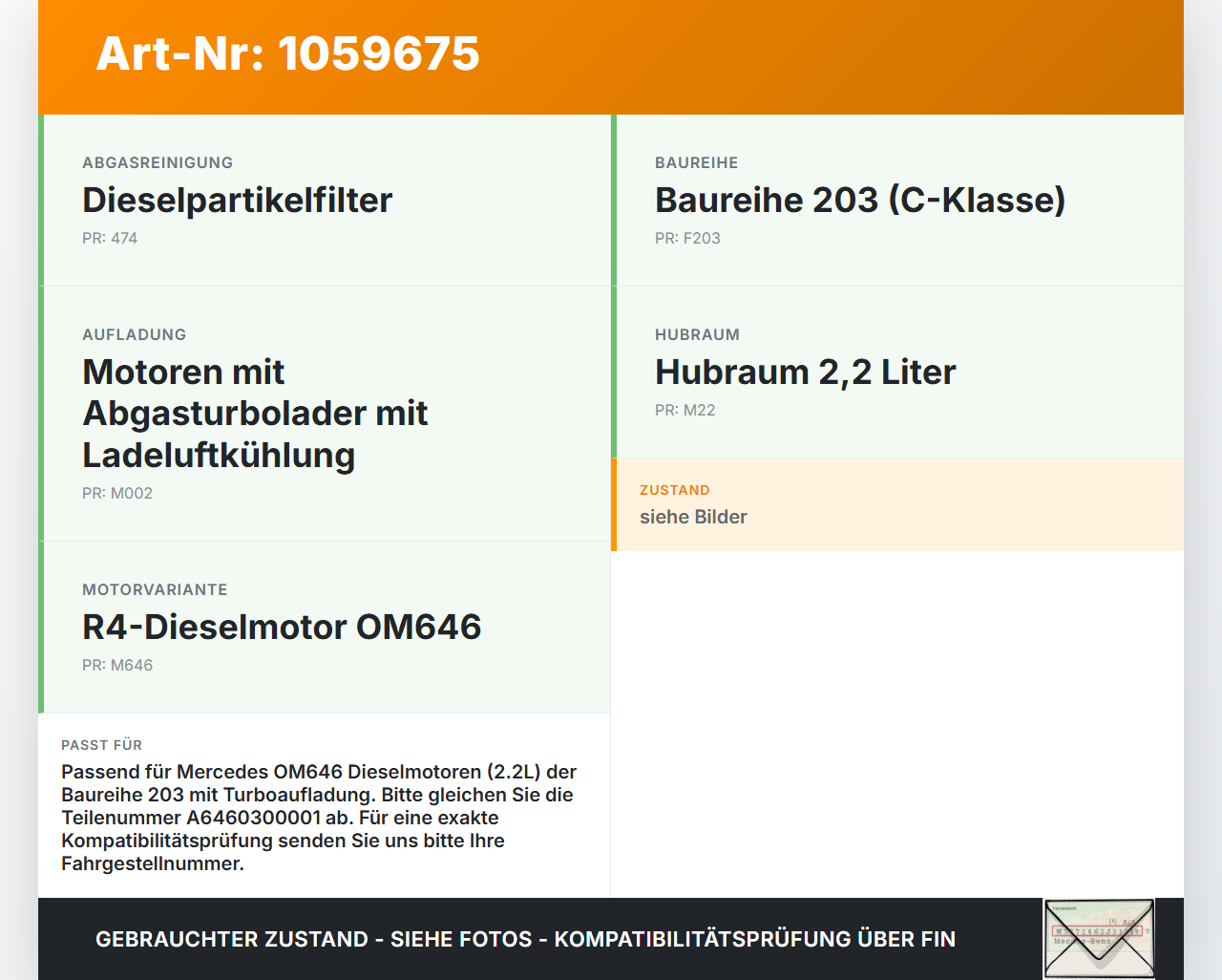 Mercedes CL203 C220 04-08 CDI 2,1 110KW 646963 Kurbelwelle Mercedes CL203 C220 04-08 04.07.2006 A6460300001 gebraucht Vorschau 3