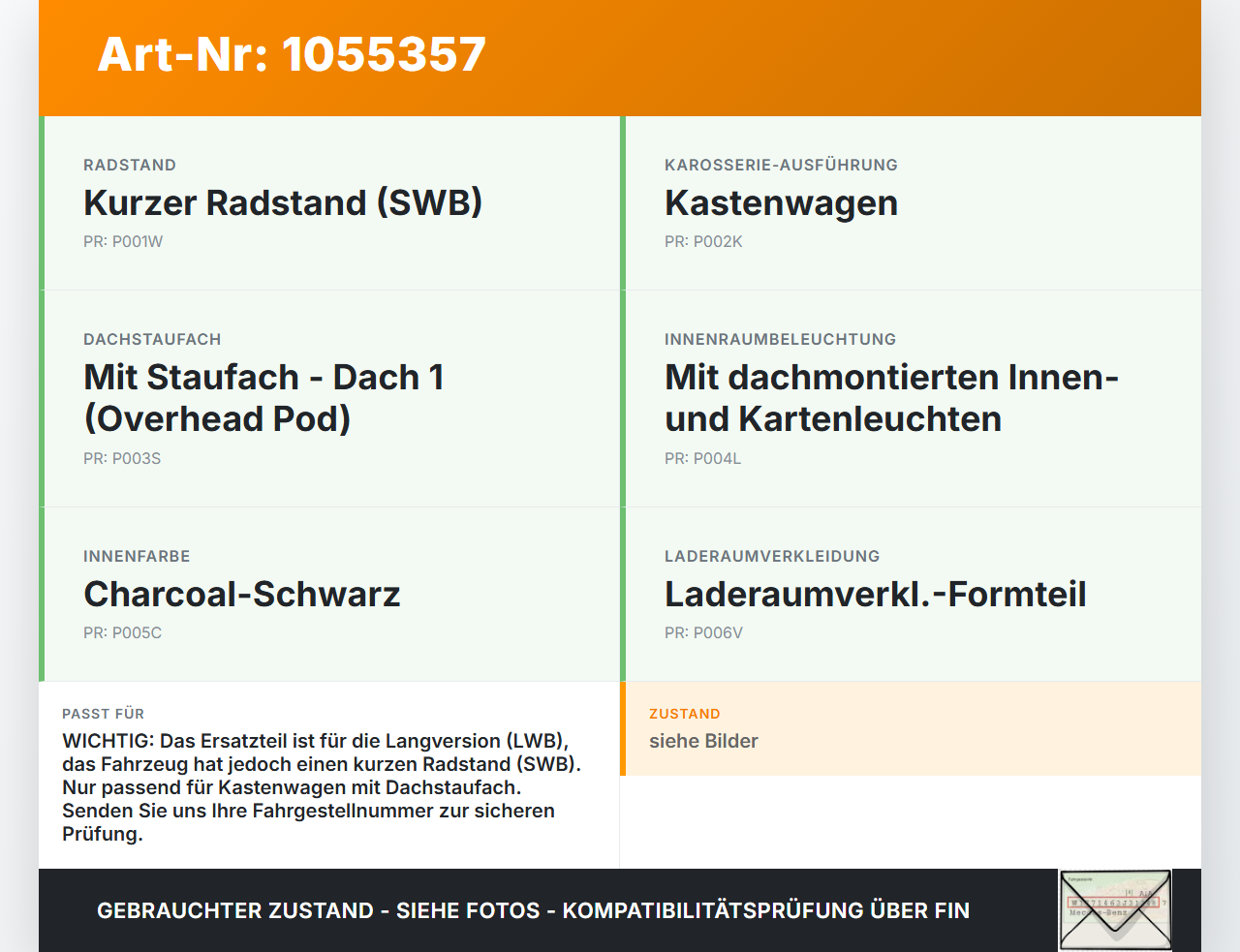 Ford Transit Connect 13-18 Lang Verkleidung für Himmel Dach Ford Transit Connect 13-18 20.06.2017 FT1T-14B599-AA... Vorschau 3