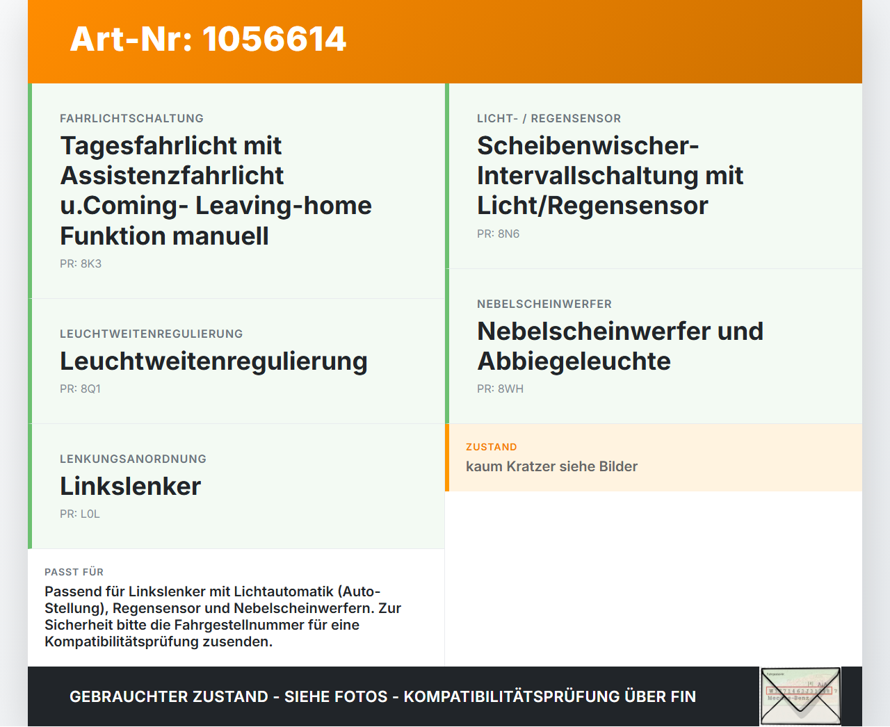 Skoda Octavia III 5E 17-20 Lichtschalter Schalter Skoda Octavia III 5E 17-20 17.06.2019 5E0941431D 10095088 gebraucht Vorschau 3