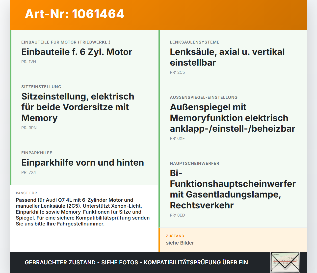 Audi Q7 4L 05-09 Steuergerät ECU Modul ILM Fahrer Bordnetz SG Bordnetzsteuergerät Audi Q7 4L 05-09 26.06.2007... Vorschau 3
