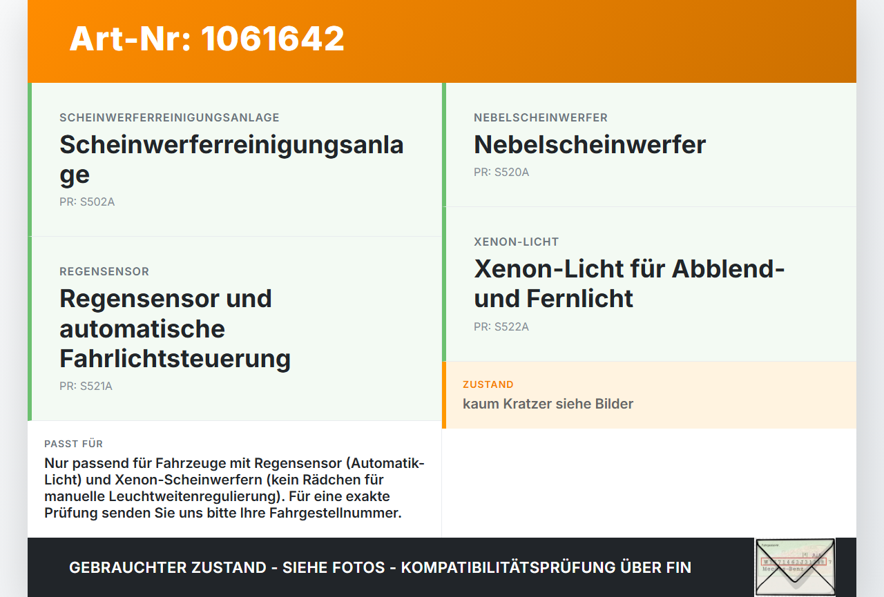 BMW X1 E84 12-15 Lichtschalter Schalter Autom. BMW X1 E84 12-15 29.04.2015 9169404 61319169404 3360.0211 9169404-01... Vorschau 3