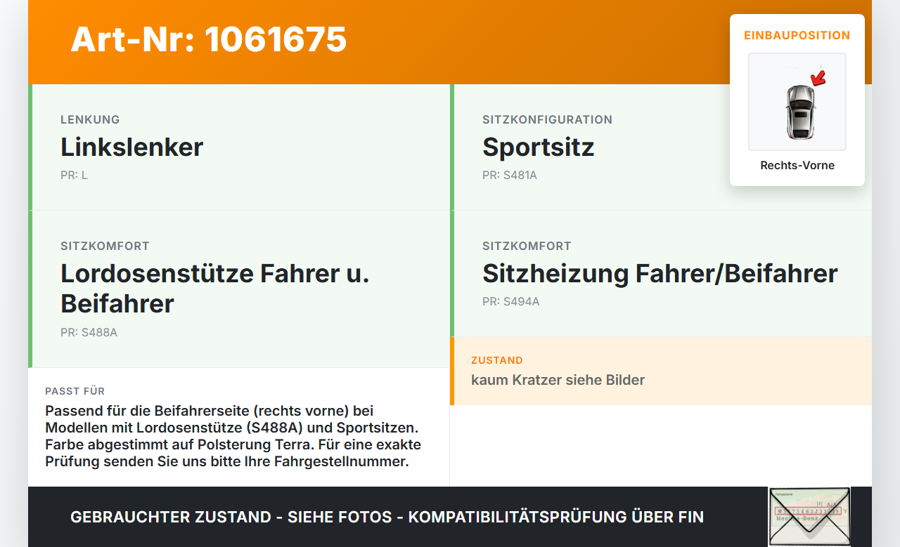 BMW X1 E84 12-15 Sitzverstellung Schalter Lordosenstütze Rechts Vorne BMW X1 E84 12-15 29.04.2015 61318360877... Vorschau 3