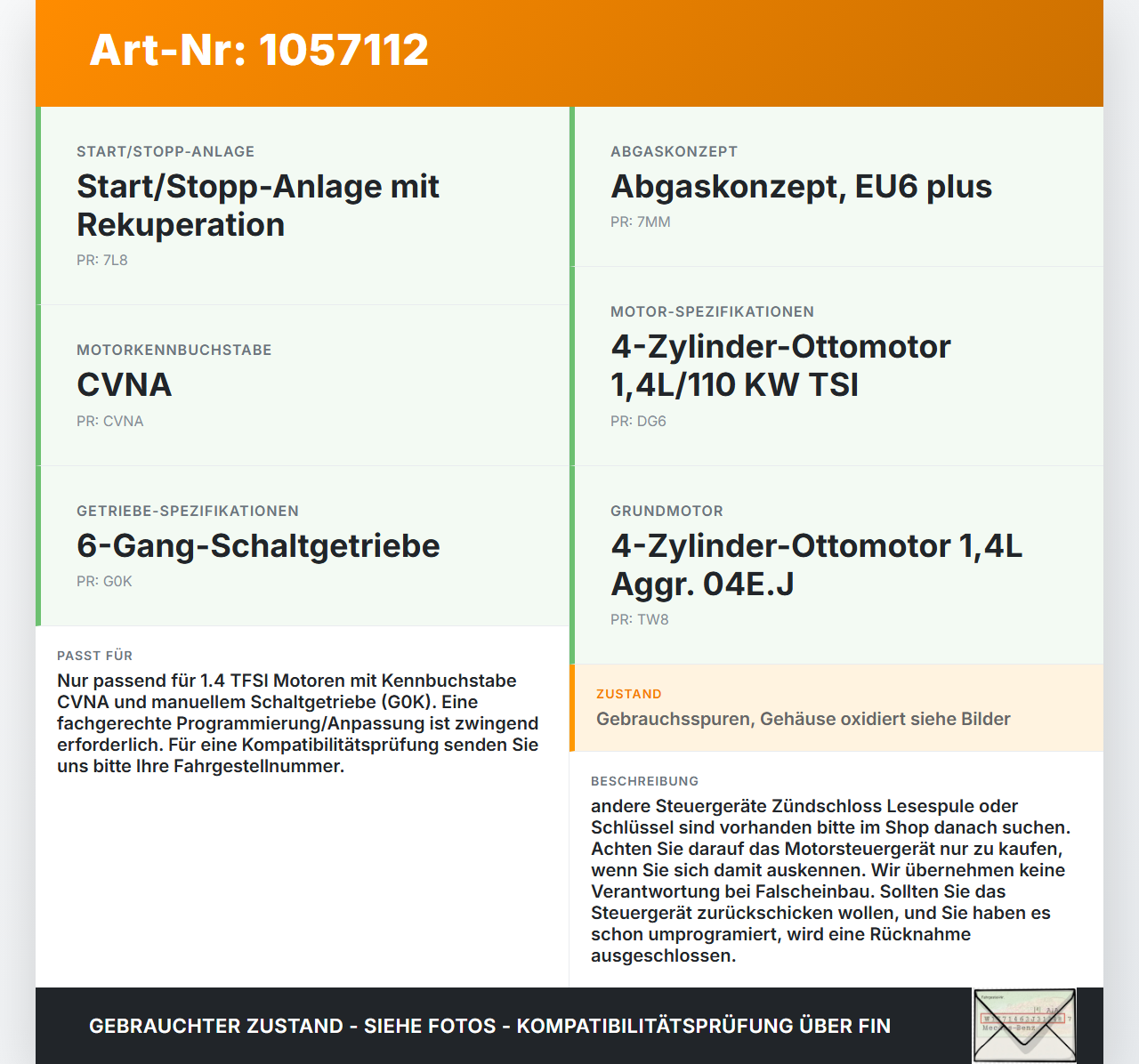 Audi A4 8W B9 15-19 TFSI 1,4 110KW Steuergerät ECU für Motor Motorsteuergerät Audi A4 8W B9 15-19 08.08.2017... Vorschau 3