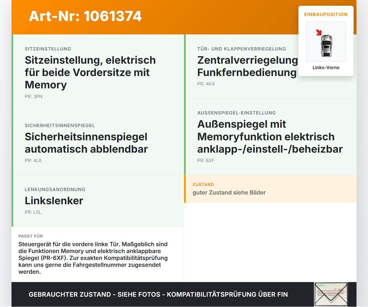 Audi Q7 4L 05-09 Türsteuergerät Steuergerät Links Vorne ILM AU 716 Audi Q7 4L 05-09 26.06.2007 f4L0910290A... Vorschau 3