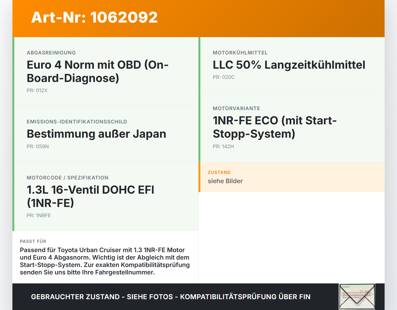 Toyota Urban Cruiser P1 09-14 1,3 74KW 1NRFE Abgasrückführventil EGR AGR Ventil Toyota Urban Cruiser P1 09-14... Vorschau 3