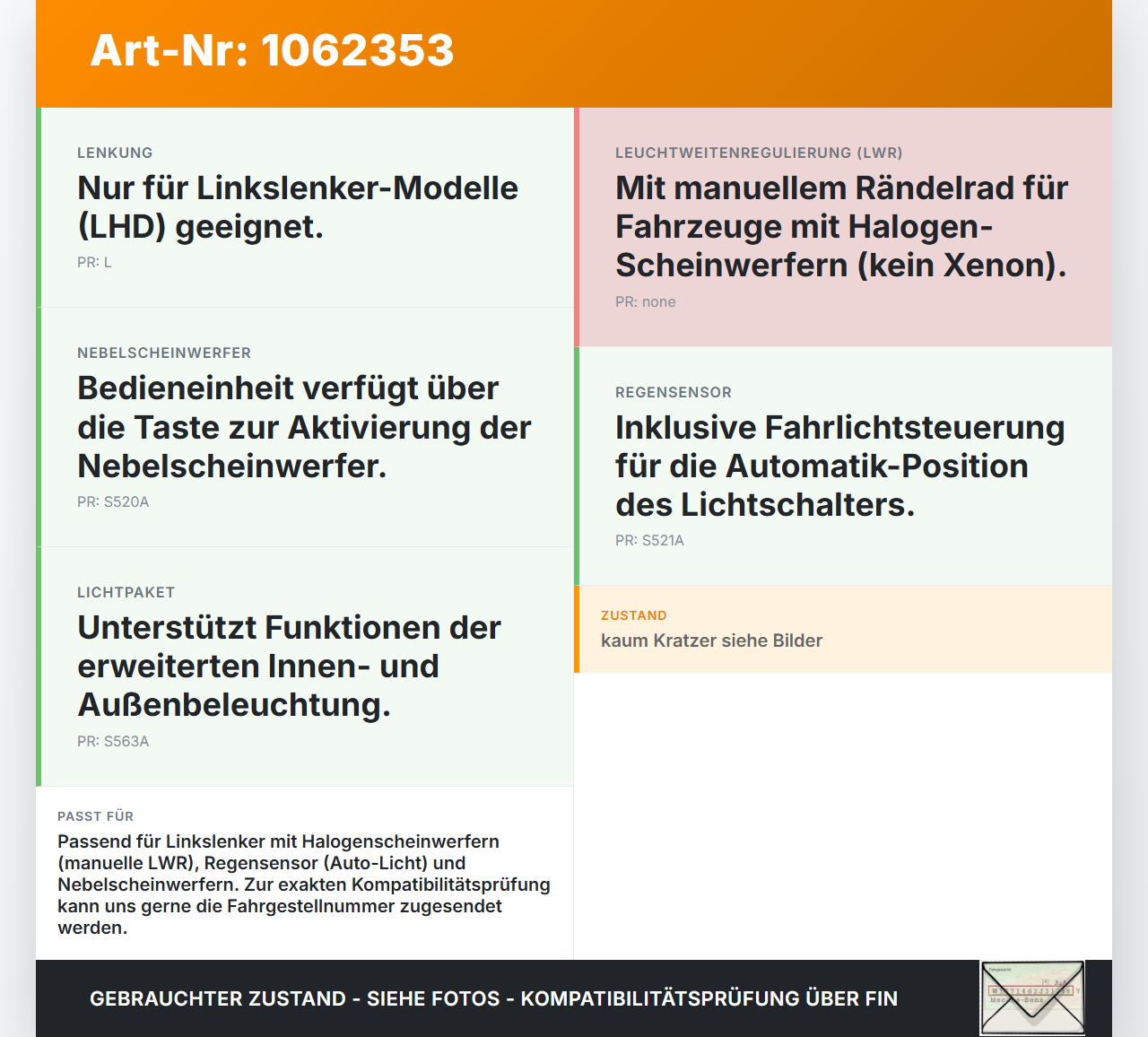BMW X3 F25 10-14 Lichtschalter Schalter Autom. Licht Dimmer LWR BMW X3 F25 10-14 24.01.2013 9865857 61319865857... Vorschau 3