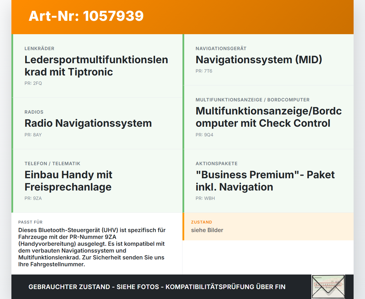 VW Tiguan 5N 11-16 Bluetooth Steuergerät Telefonmodul UHV SG VW Tiguan 5N 11-16 12.12.2012 7P6035730L ETA-727... Vorschau 3
