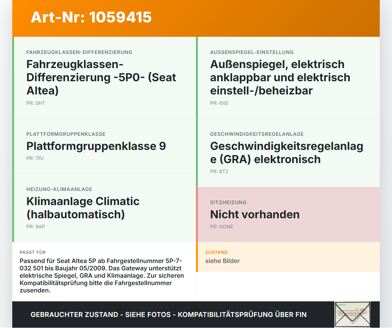 Seat Altea 5P 04-09 Steuergerät ECU Modul Gateway Diagnoseinterface Seat Altea 5P 04-09 21.11.2007 1K0907530AD... Vorschau 3
