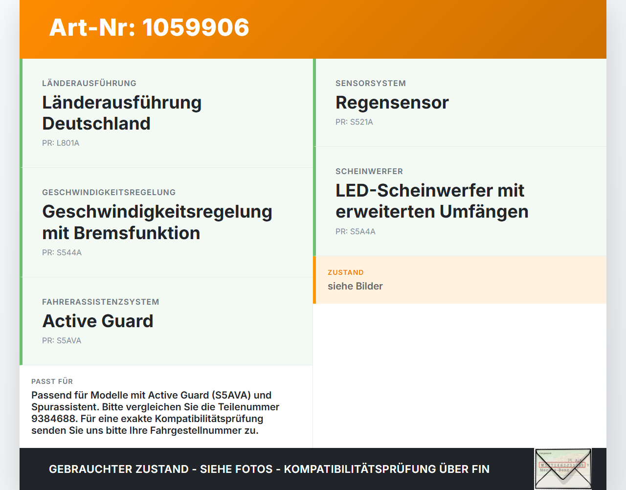 BMW 218i F45 14-18 1,5 100KW Kamera Frontkamera Sensor Spurassistent BMW 218i F45 14-18 17.07.2017 9458742... Vorschau 3
