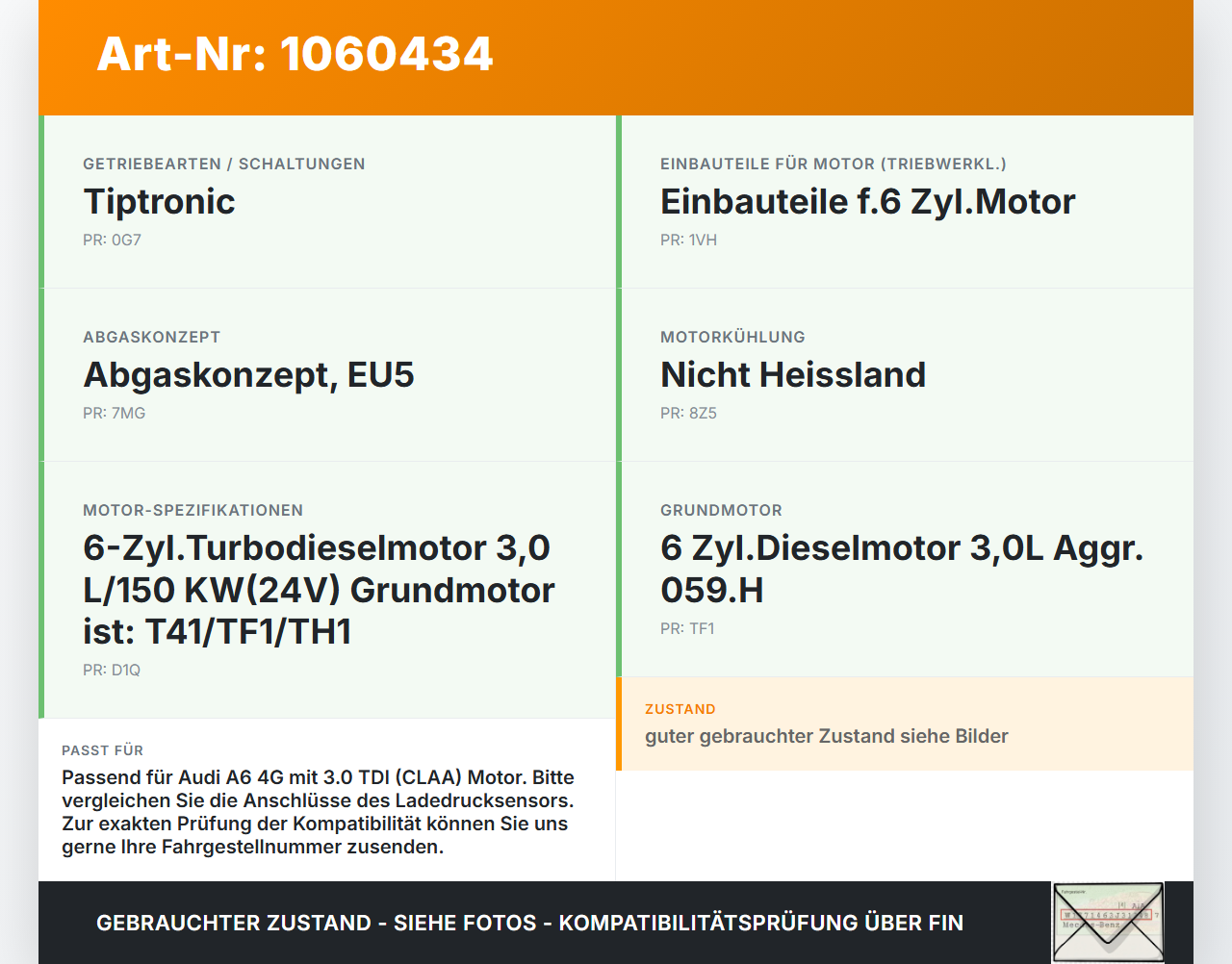 Audi A6 4G 11-14 3,0 150KW CLAA Ladeluftrohr Ansaugrohr mit Ladedrucksensor Audi A6 4G 11-14 11.04.2012 4G0145673R... Vorschau 3