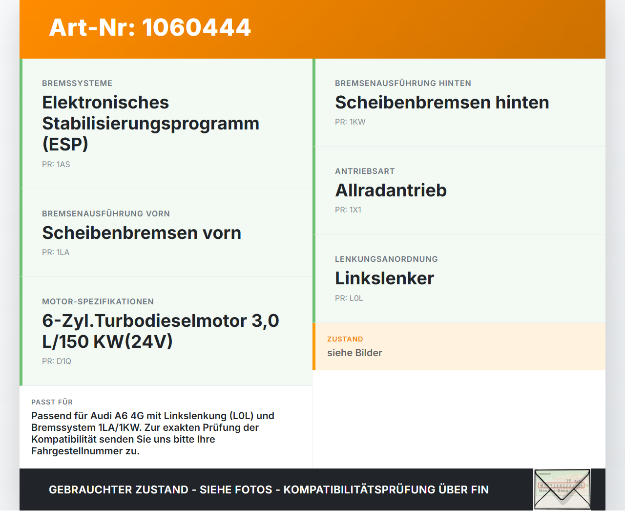 Audi A6 4G 11-14 Hauptbremszylinder Bremszylinder Audi A6 4G 11-14 11.04.2012 4G1611021 gebraucht Vorschau 3