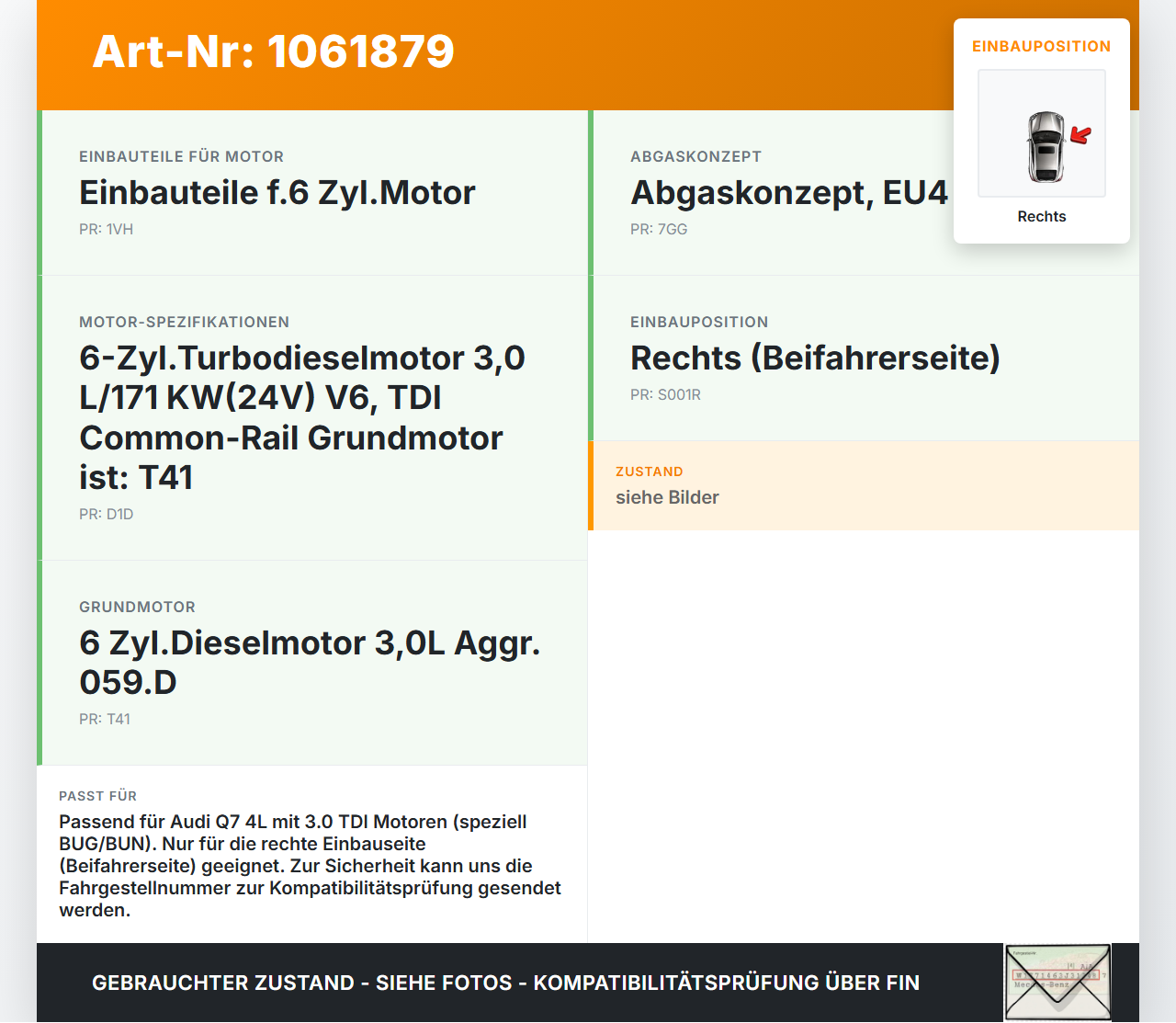 Audi Q7 4L 05-09 TDI 3,0 171KW BUG Ansaugbrücke Ansaugkrümmer m. Drallklappen Rechts Audi Q7 4L 05-09 26.06.2007... Vorschau 3