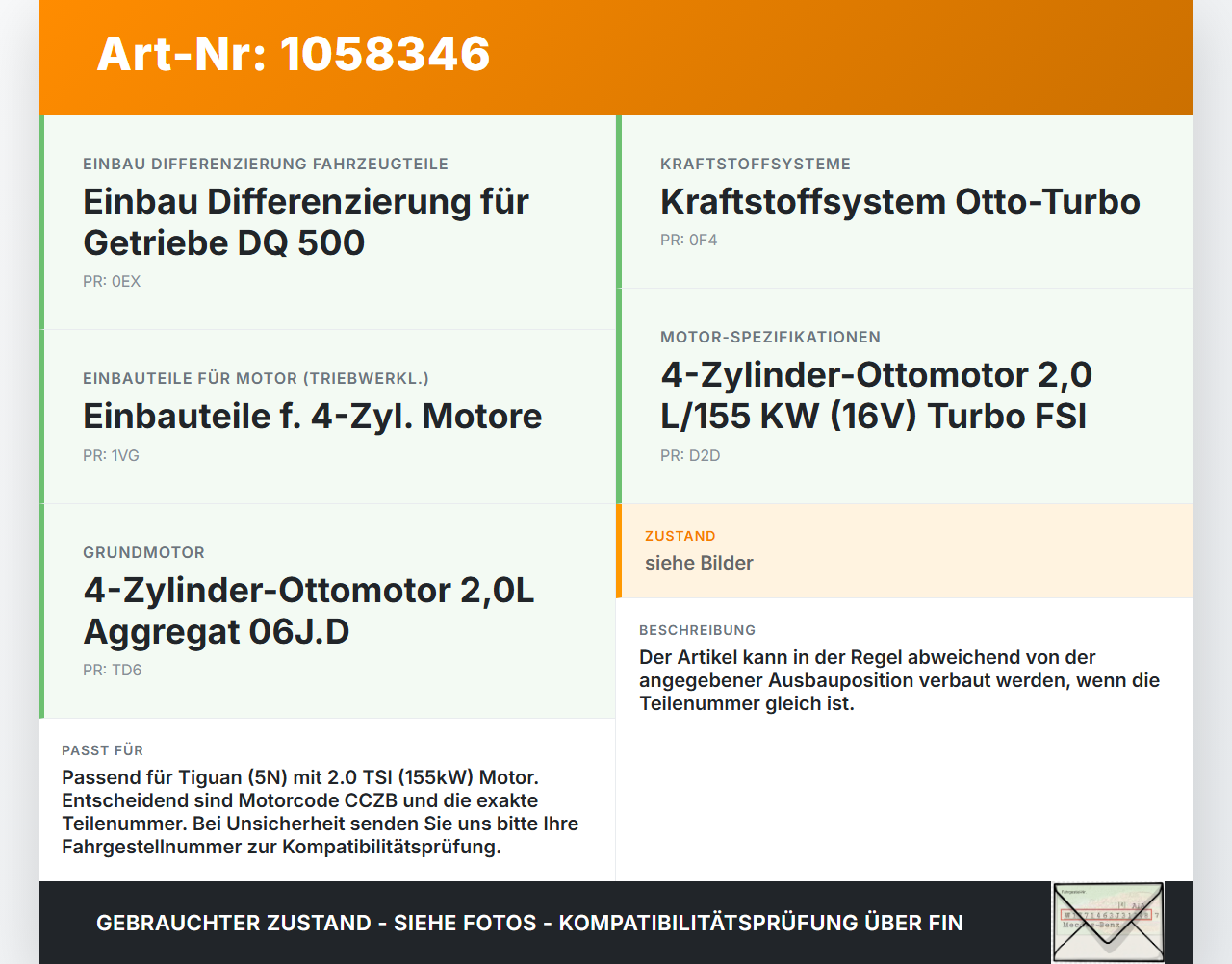 VW Tiguan 5N 11-16 2,0 155KW Ansaugrohr Ladeluftschlauch Luftschlauch VW Tiguan 5N 11-16 12.12.2012 5N0129684B gebraucht Vorschau 3
