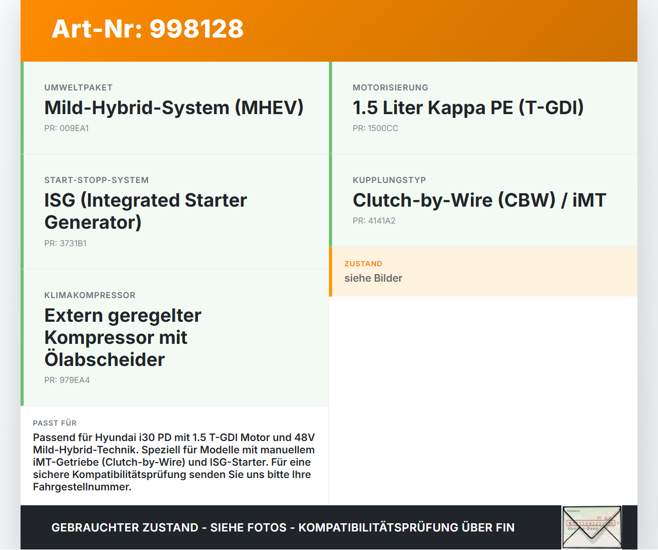 Hyundai I30 N PD 19-24 T-GDI 1,5 118KW Spannelement Spannrolle für Keilriemen Hyundai I30 N PD 19-24 10.10.2022... Vorschau 3