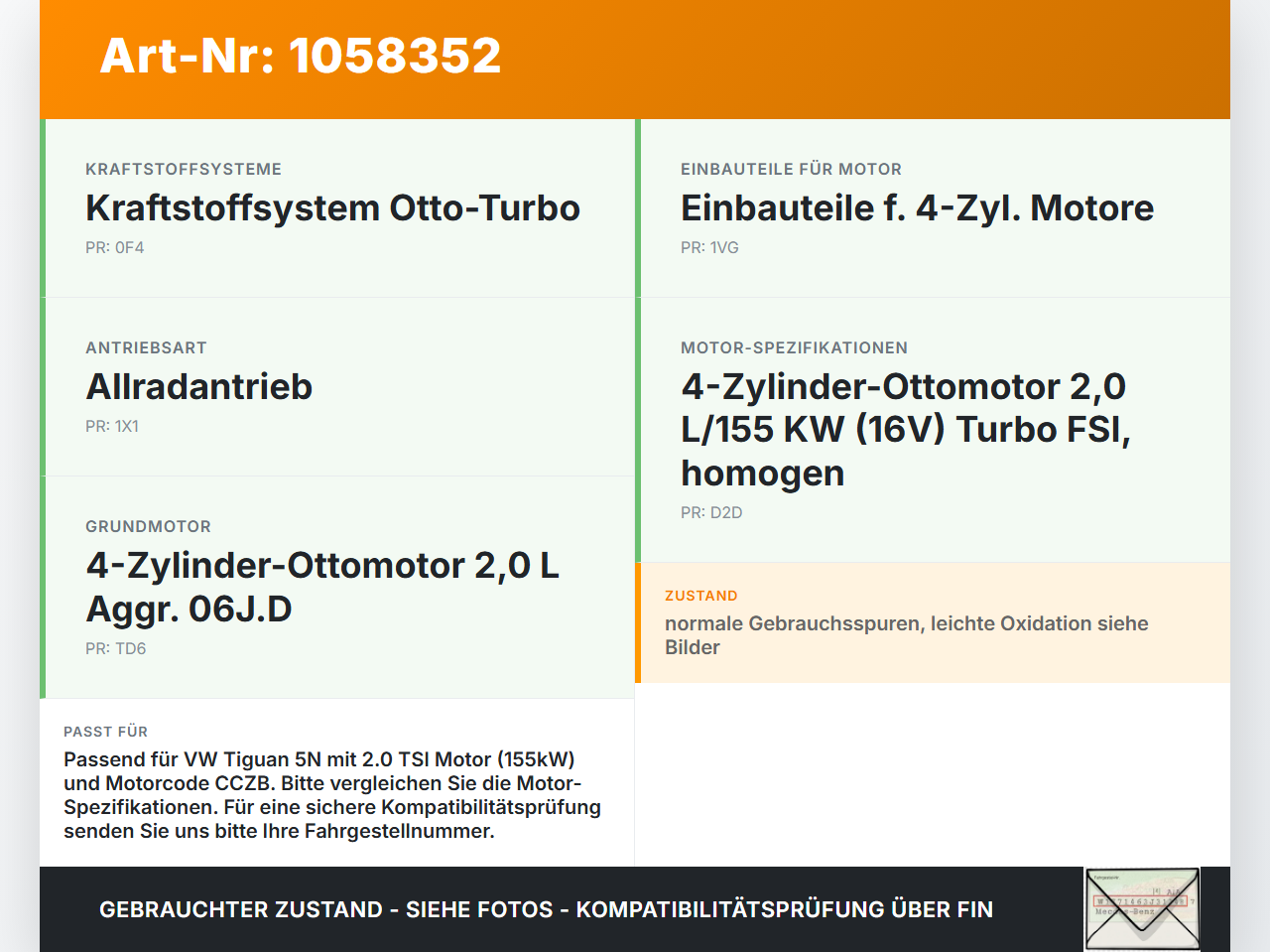VW Tiguan 5N 11-16 2,0 155KW CCZB Ölfiltergehäuse Gehäuse Halter für Ölfilter VW Tiguan 5N 11-16 12.12.2012... Vorschau 3