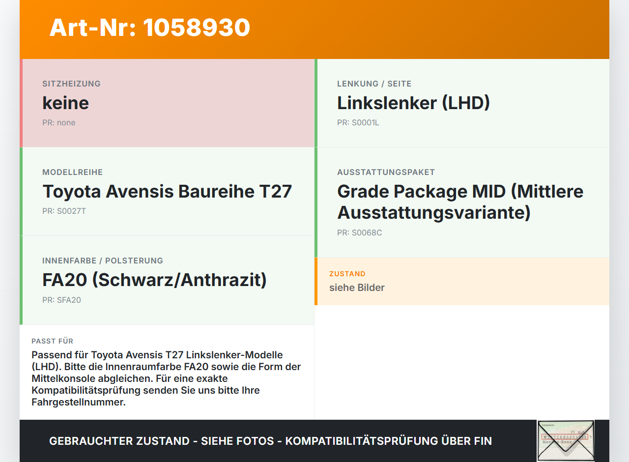 Toyota Avensis T27 08-11 Aschenbecher Ascher mit Zigarettenanzünder Toyota Avensis T27 08-11 07.09.2011 gebraucht Vorschau 3