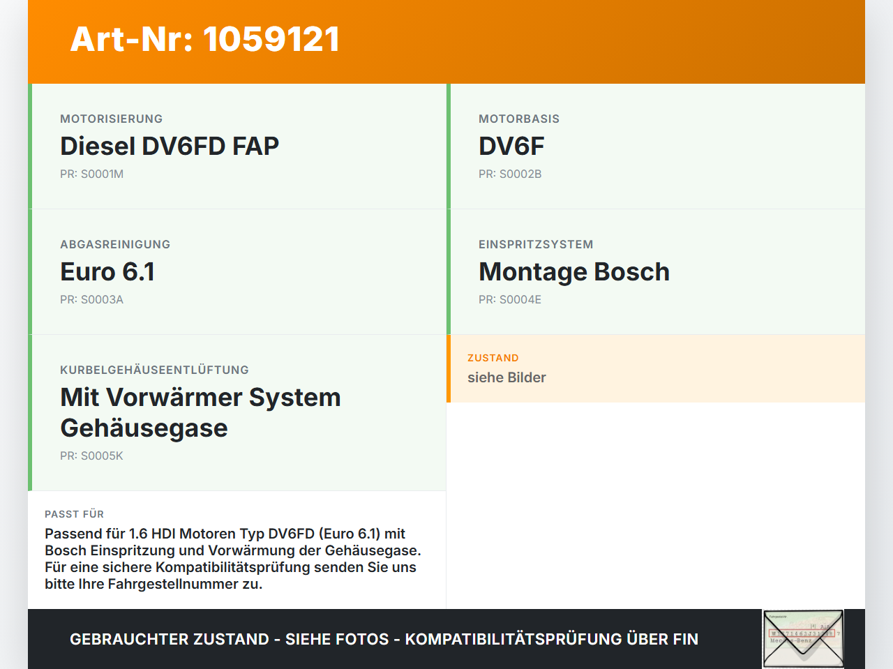 Peugeot 2008 I 13-19 HDI 1,6 73KW DV6FD Ventildeckel Zylinderkopfhaube Peugeot 2008 I 13-19 01.12.2016 gebraucht Vorschau 3