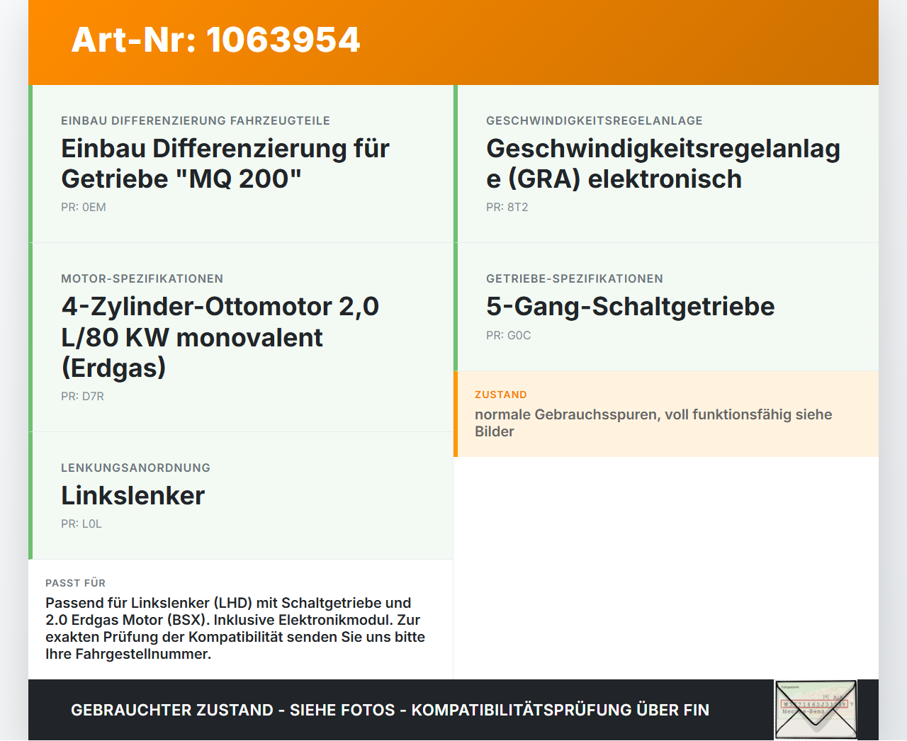 VW Touran 1T 06-10 CNG 2,0 80KW Gaswertgeber Gaspedal VW Touran 1T 06-10 06.08.2007 1T1721503H 6PV008689-00 gebraucht Vorschau 3