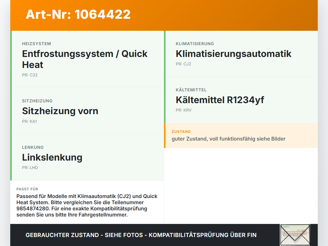 Citroen C4 III 20-24 Steuergerät ECU Modul SG für Climatronic Citroen C4 III 20-24 26.09.2024 9821291880 9854874280... Vorschau 3