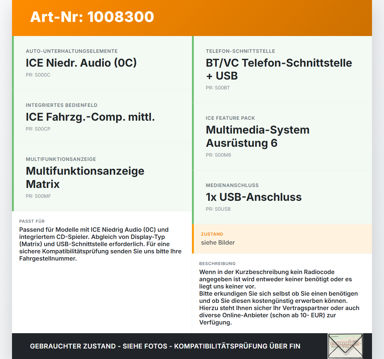 Ford Tourneo Courier 18-22 Autoradio CD-Radio NG AHU Ford Tourneo Courier 18-22 30.12.2017 F1BT-18C815-GR... Vorschau 3