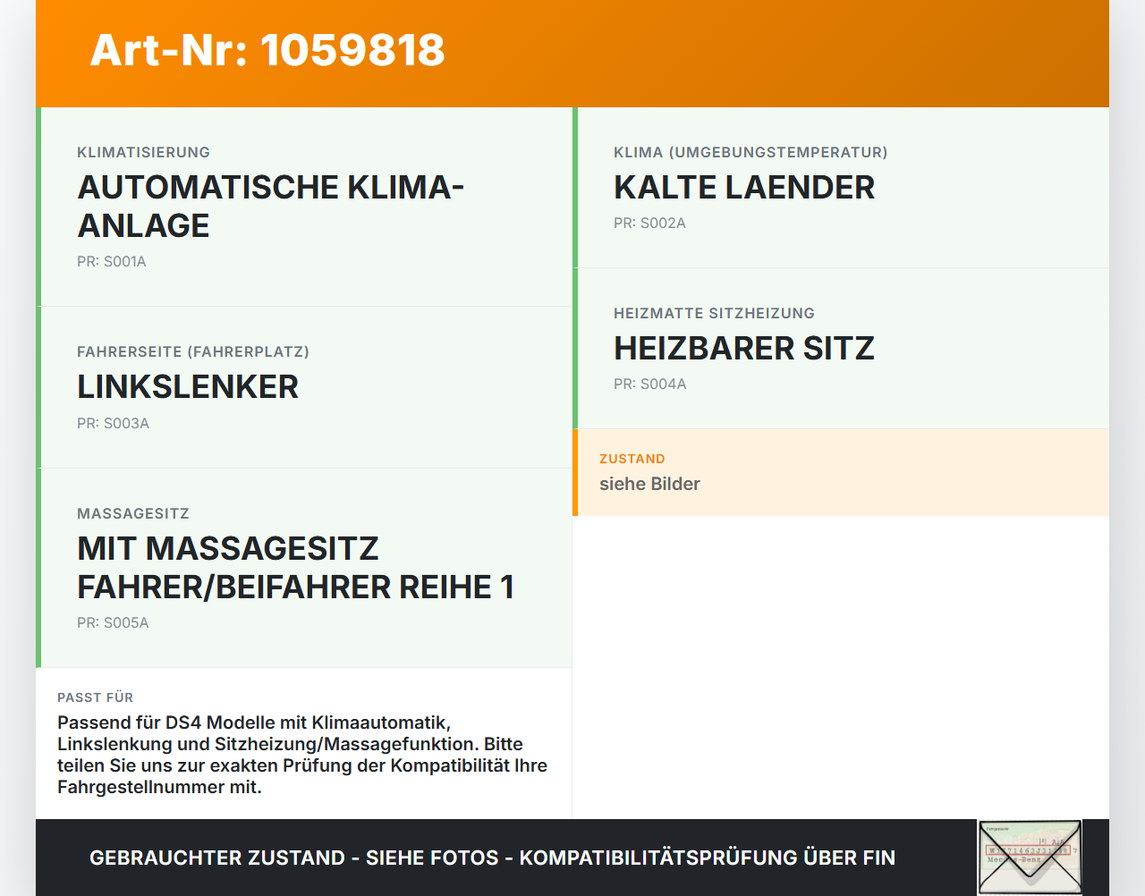 Citroen DS4 NX 11-15 Steuergerät ECU Modul Klima Klimamodul Citroen DS4 NX 11-15 20.05.2011 9687606680 E1060278... Vorschau 3