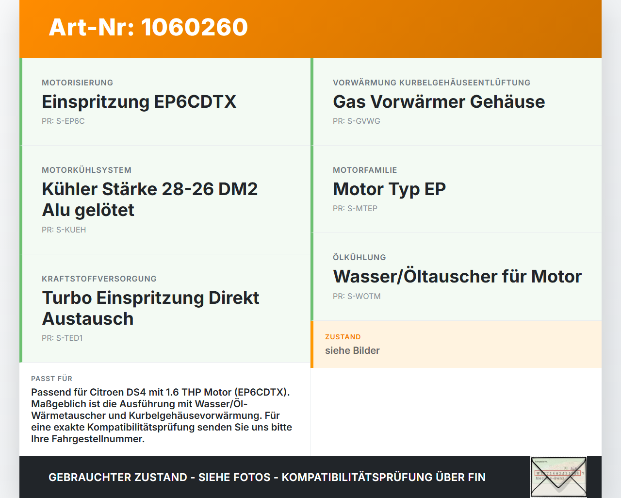 Citroen DS4 NX 11-15 1,6 115KW EP6CDTX Ölfiltergehäuse Citroen DS4 NX 11-15 20.05.2011 gebraucht Vorschau 3