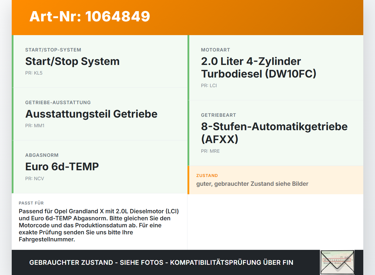 Opel Grandland I 17-21 2,0d 130KW Druckregler Turbolader Unterdruckdose Ladedrucksteller Opel Grandland I 17-21... Vorschau 3