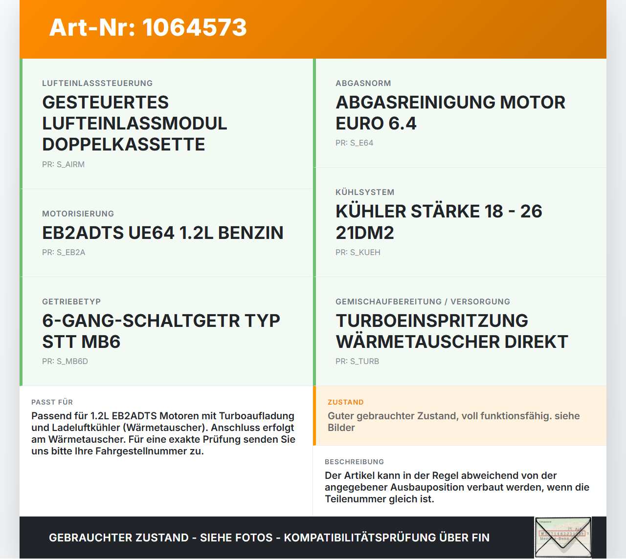 Citroen C4 III 20-24 1,2 74KW Ansaugrohr Ladeluftschlauch Luftschlauch Pos.1 Citroen C4 III 20-24 26.09.2024... Vorschau 3