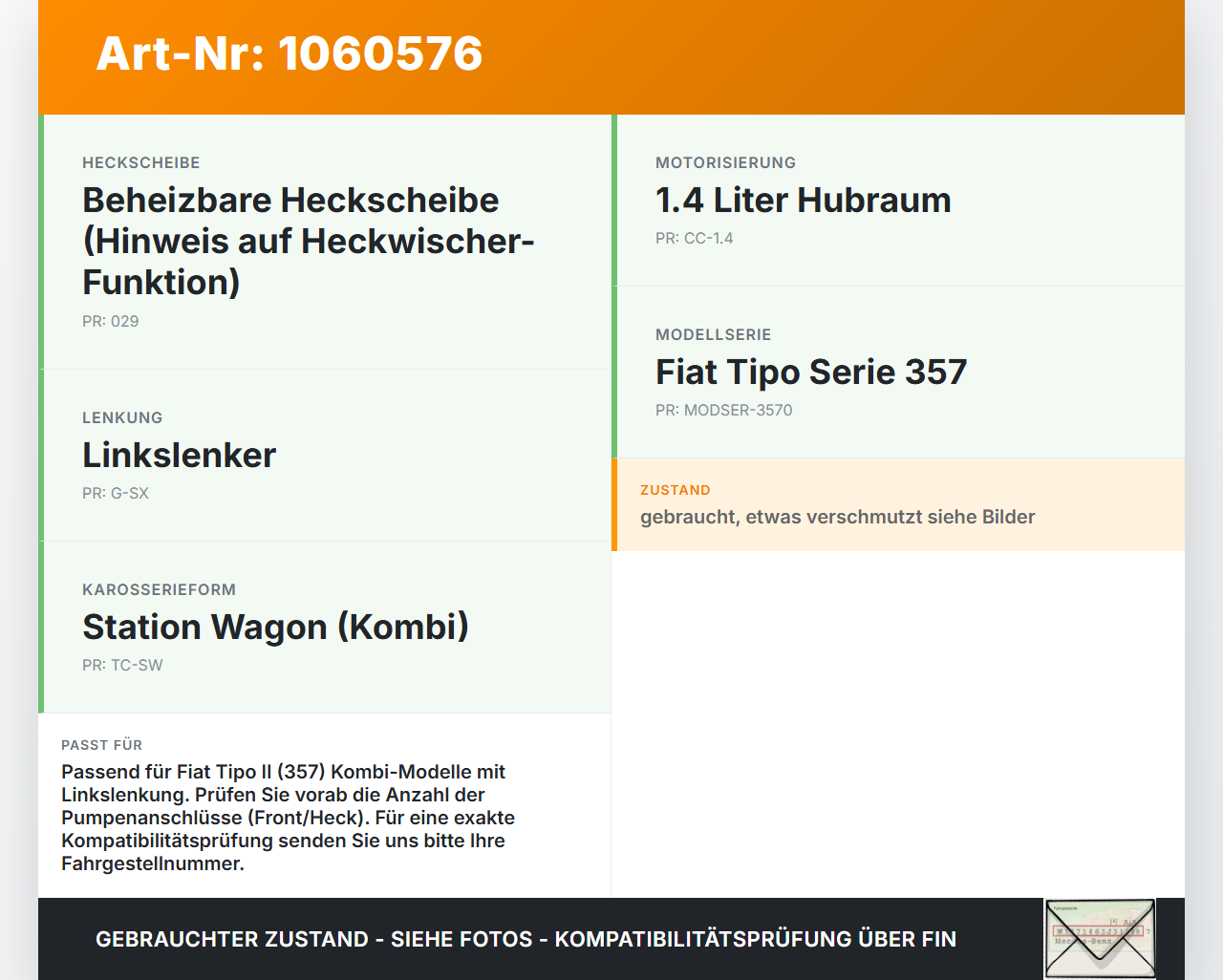 Fiat Tipo II 357 16-20 1,4 70KW Wischwasserbehälter Waschwasserbehälter Fiat Tipo II 357 16-20 26.11.2018  52031734... Vorschau 3