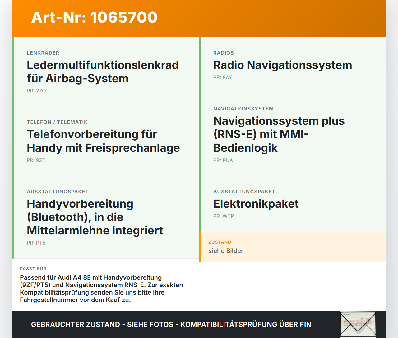 Audi A4 8E 04-08 Steuergerät ECU Modul SG Bluetooth Interface Audi A4 8E 04-08 12.09.2005 8P0862335QX 8P0862335C... Vorschau 3