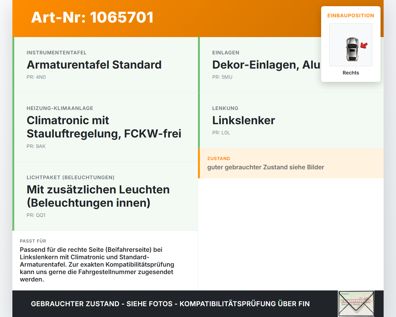 Audi A4 8E 04-08 Luftdusche Luftdüse Rechts Audi A4 8E 04-08 12.09.2005 8E0820902F gebraucht Vorschau 3