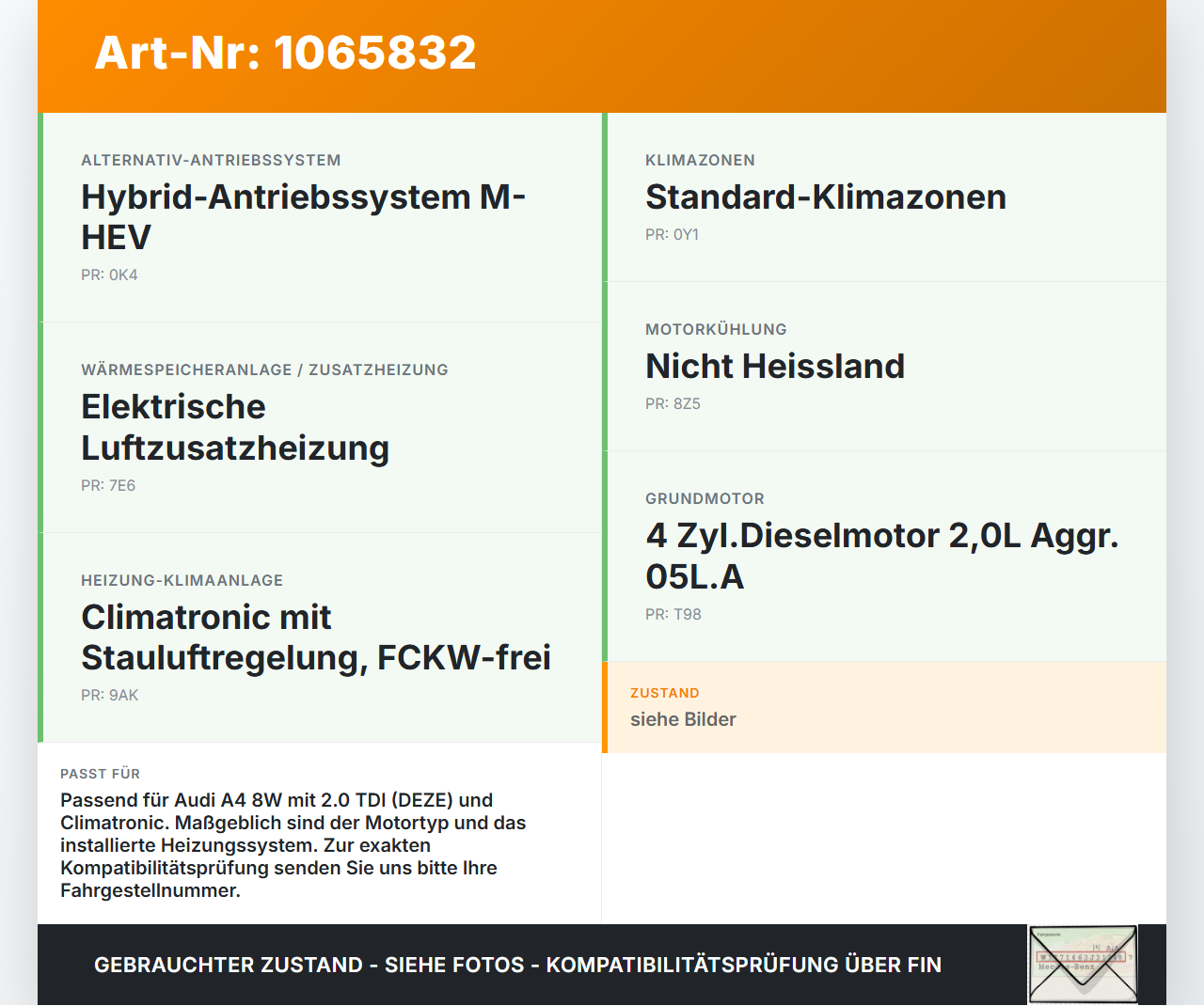 Audi A4 8W 19-24 TDI 2,0 120KW Wasserventil Ventil für Heizung Audi A4 8W 19-24 27.01.2020 5Q0906457L 5Q09064571... Vorschau 3